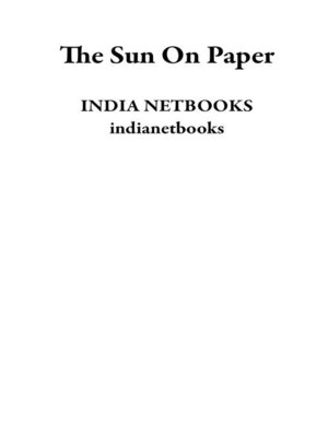 cover image of The Sun On Paper